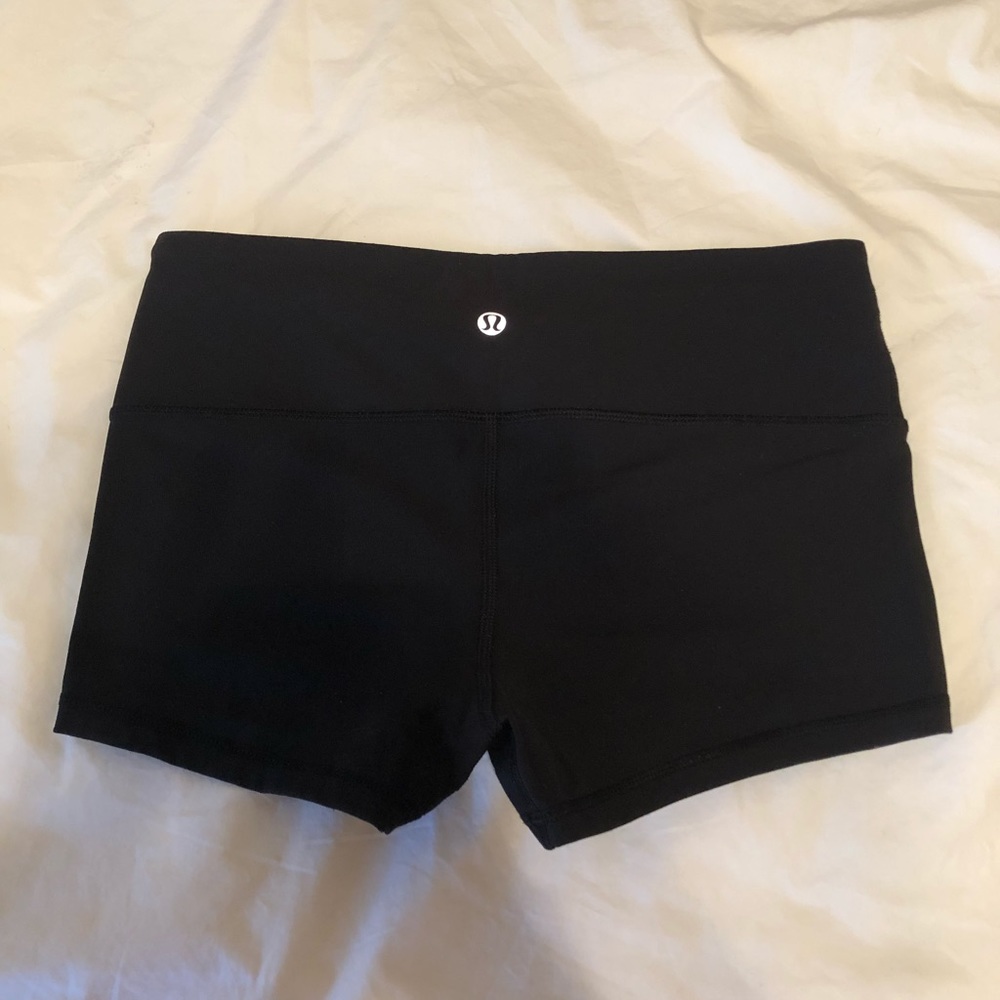 Lululemon Black Short Spandex Shorts